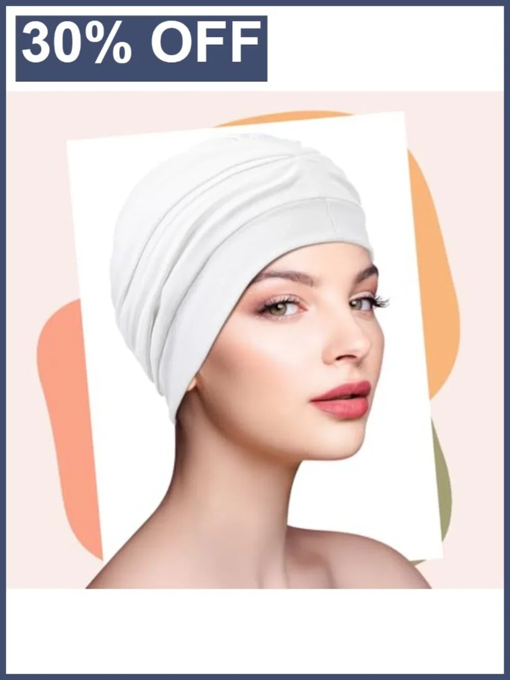 4 Pack Satin Lined Sleeping Bonnets for Women Cotton Spandex Hair Care
